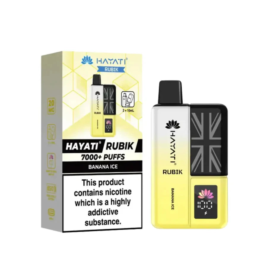 Hayati Rubik 7000 Puff Prefilled Vape Kit