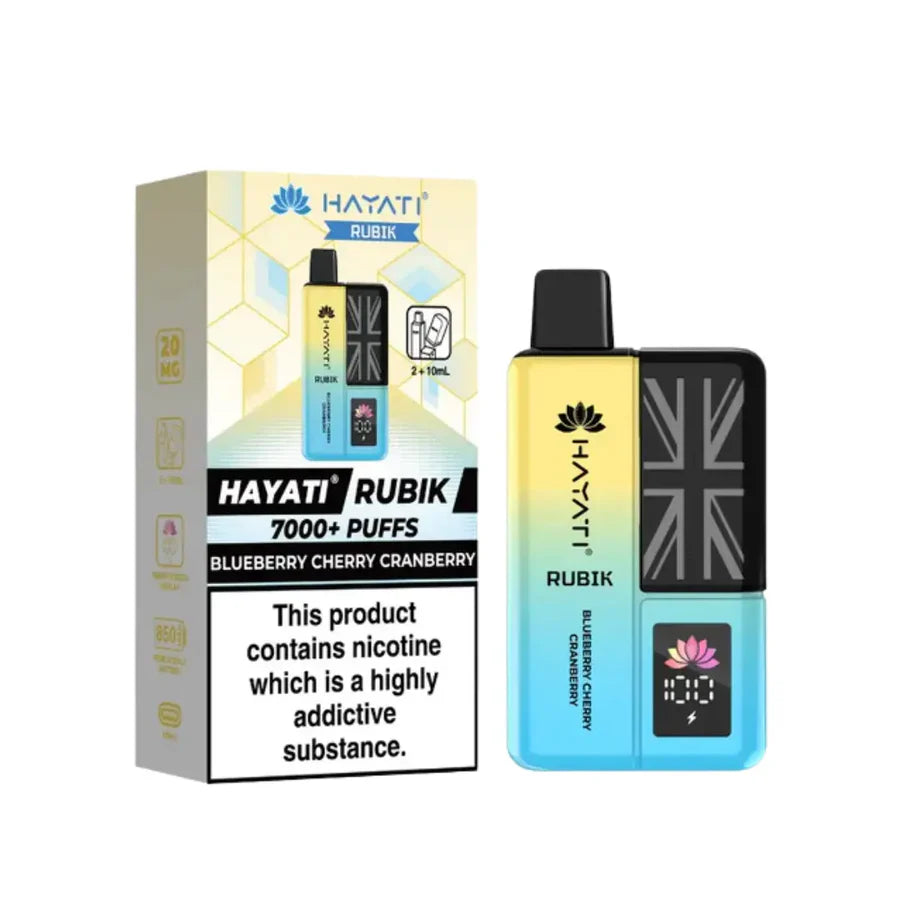 Hayati Rubik 7000 Puff Prefilled Vape Kit