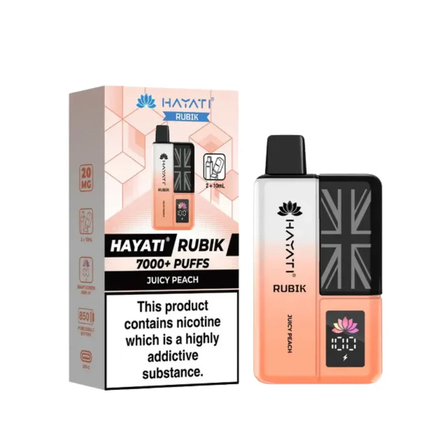 Hayati Rubik 7000 Puff Prefilled Vape Kit