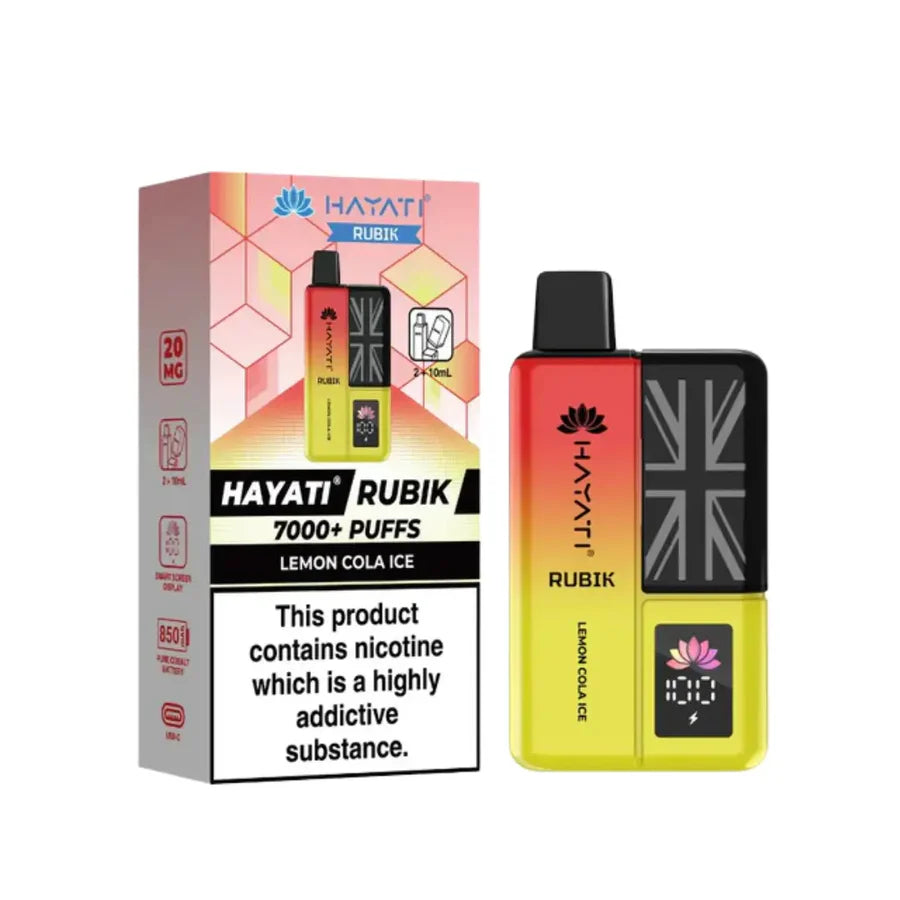 Hayati Rubik 7000 Puff Prefilled Vape Kit