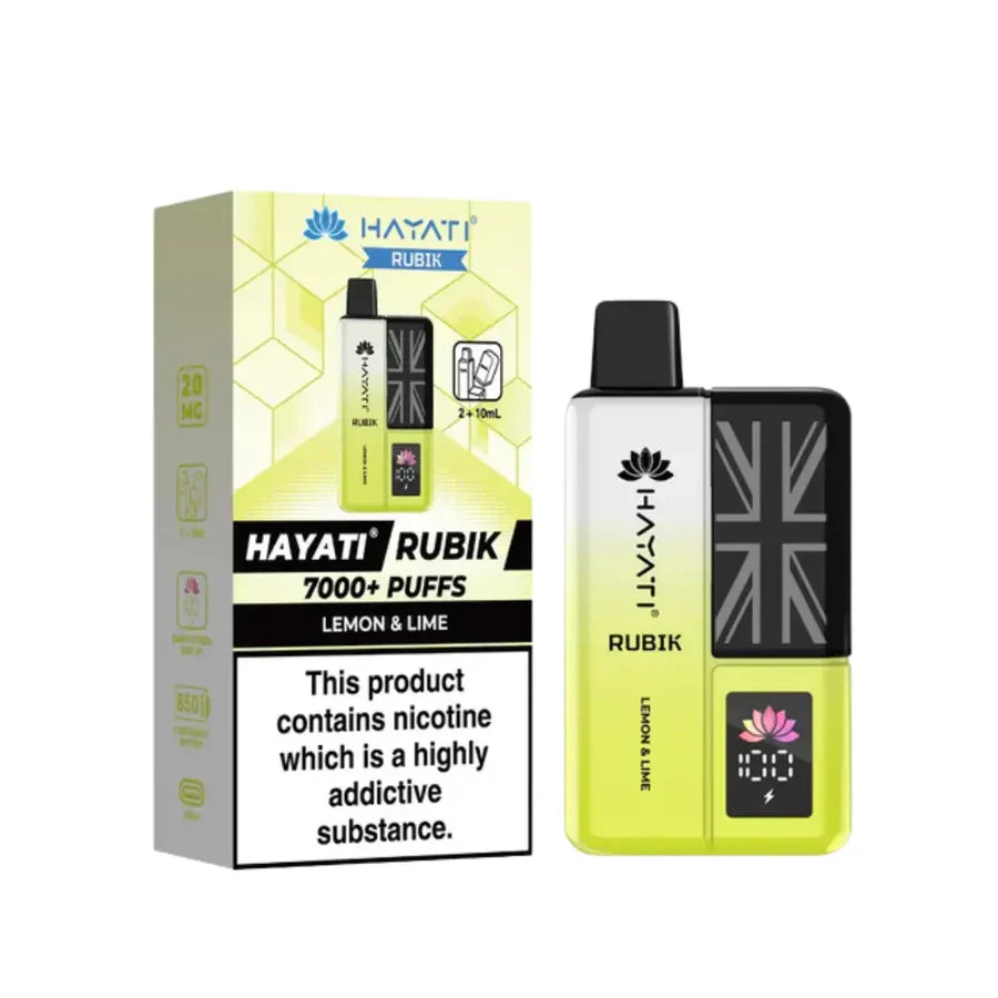 Hayati Rubik 7000 Puff Prefilled Vape Kit