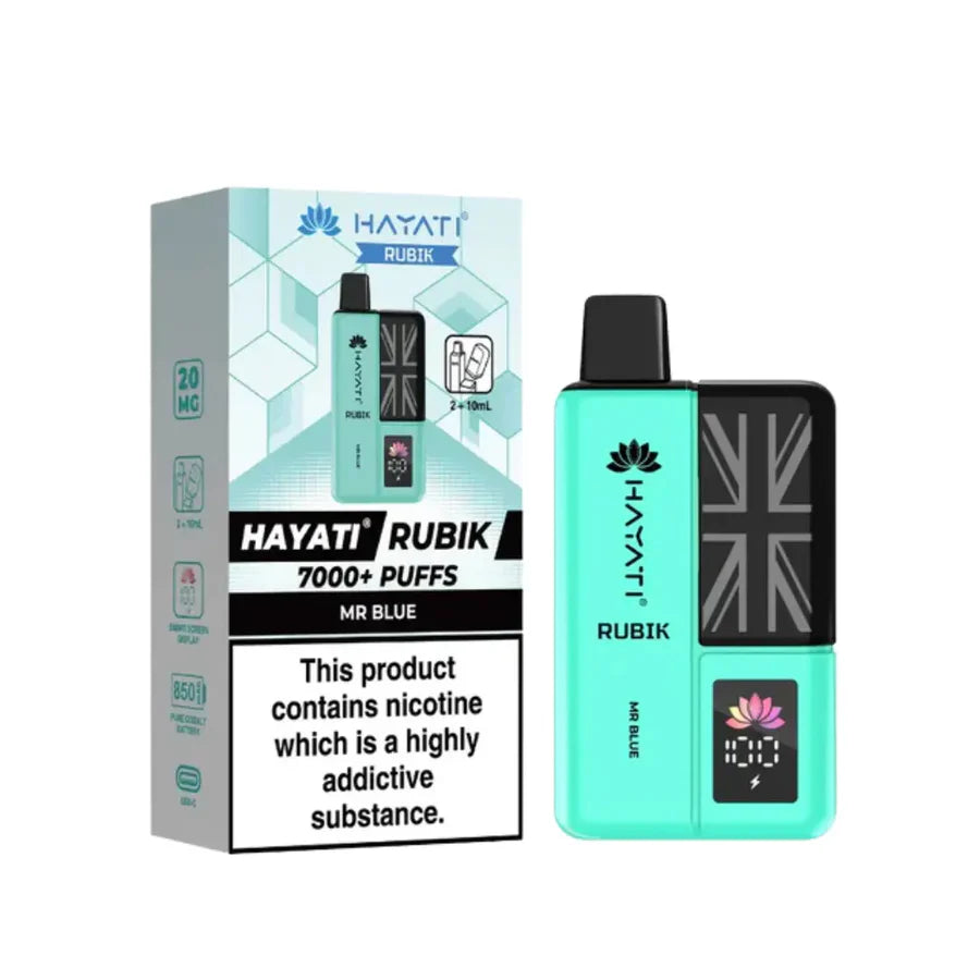 Hayati Rubik 7000 Puff Prefilled Vape Kit