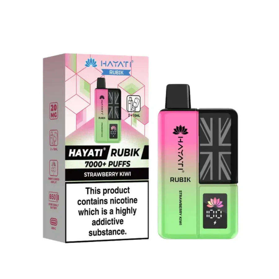 Hayati Rubik 7000 Puff Prefilled Vape Kit