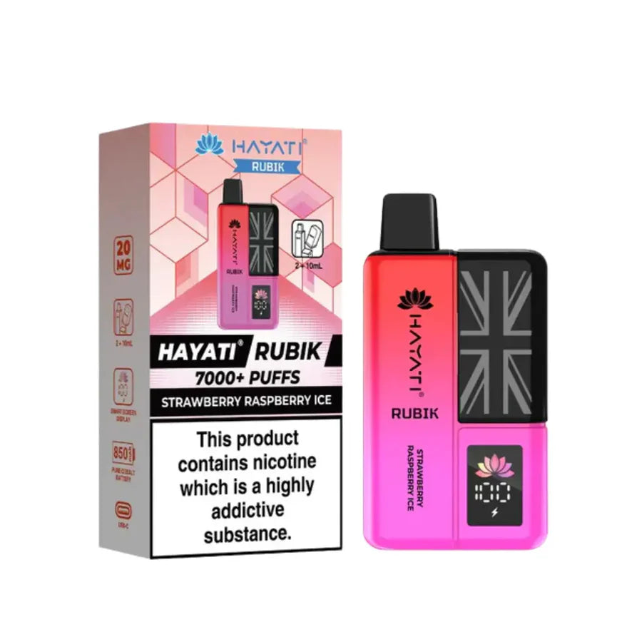 Hayati Rubik 7000 Puff Prefilled Vape Kit