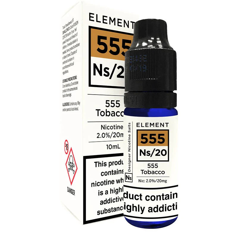 Element 555 Tobacco Nic Salt – 10ml 20mg