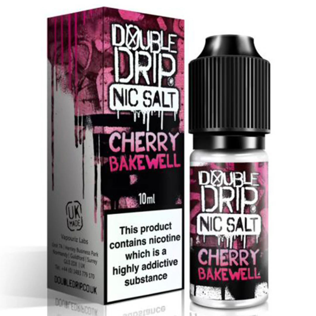 Double Drip Cherry Bakewell Tart Nic Salt – 10ml