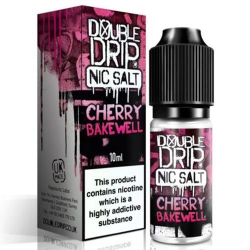 Double Drip Cherry Bakewell Tart Nic Salt – 10ml